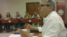 El Dr. Fernando Napoli durante el seminario de Gestión Universitaria 